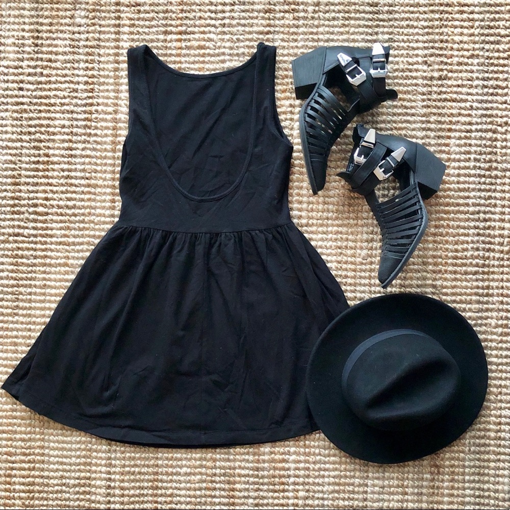ASOS scoop back skater dress